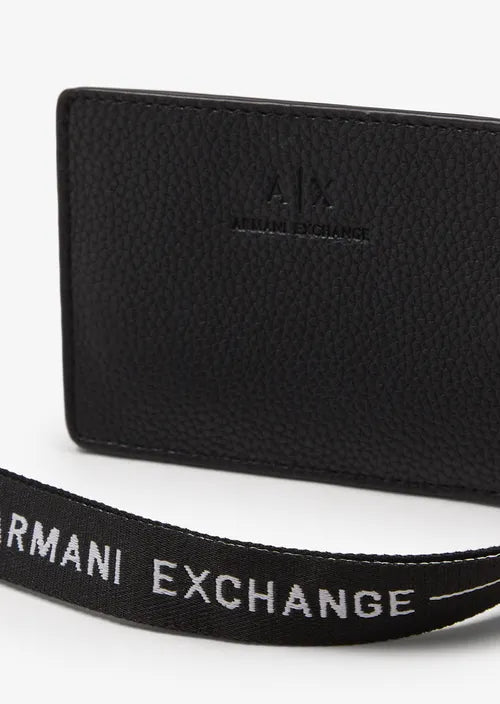 Armani Exchange - Uomo - 9584613R832100020 - Porta carte con logo impresso