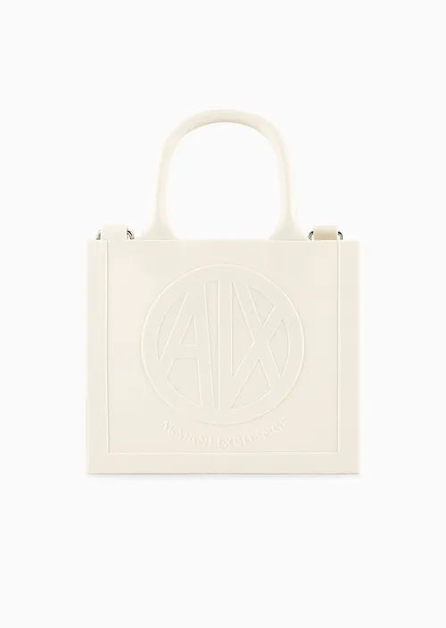 Armani Exchange 9491464R740112911- Milky bag con logo in rilievo in materiale riciclato